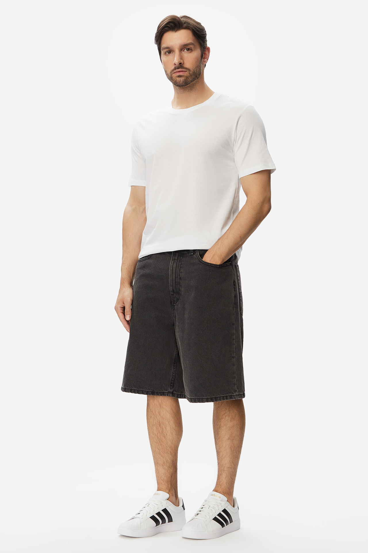 T-shirt JACK&JONES 12297701-Bright White Biały