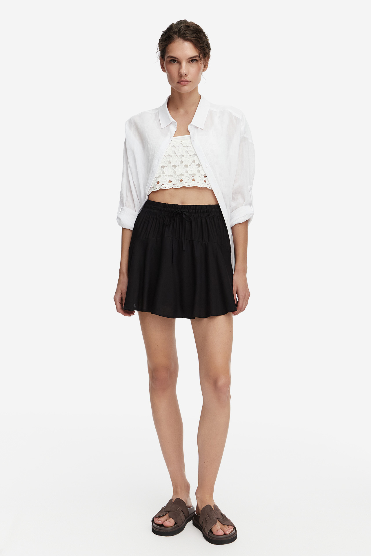 Spódnica ONLY 15322967-Black Czarny