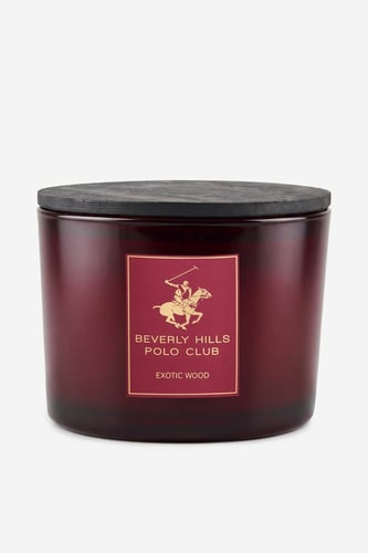 Svíčka Beverly Hills Polo Club 02308500544 Vínový