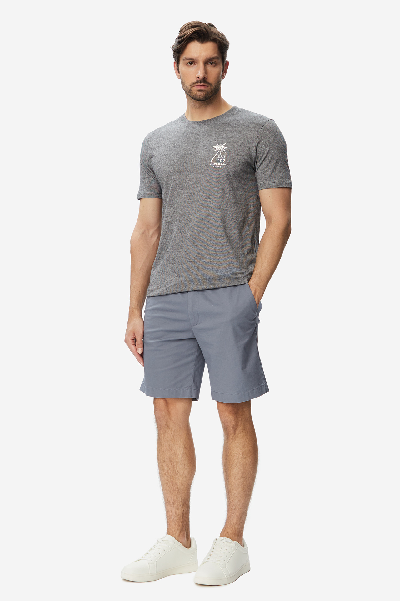 T-shirt TOM TAILOR 1050359-29999 Szary ciemny