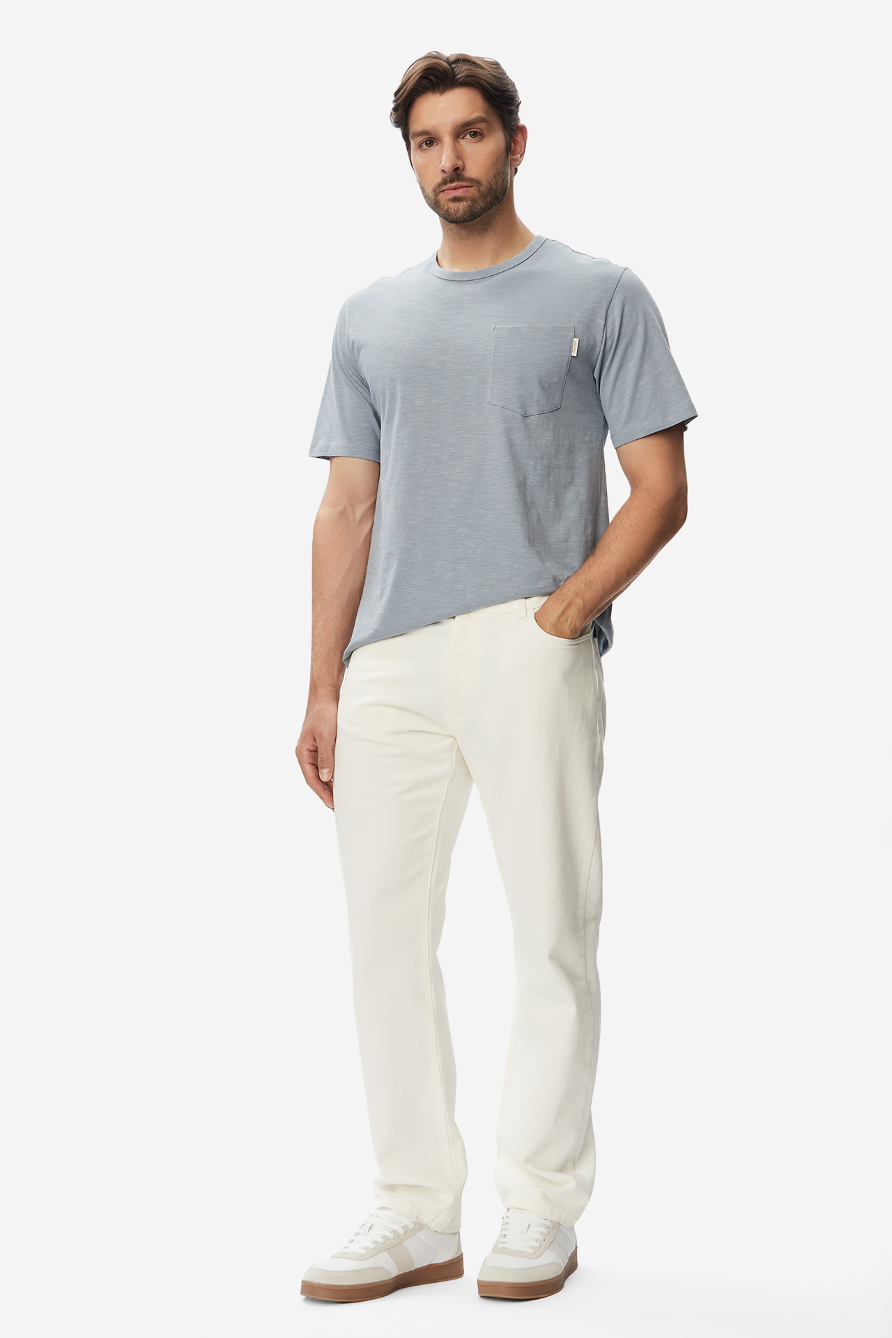 T-shirt JACK&JONES 12295066-Tradewinds Niebieski