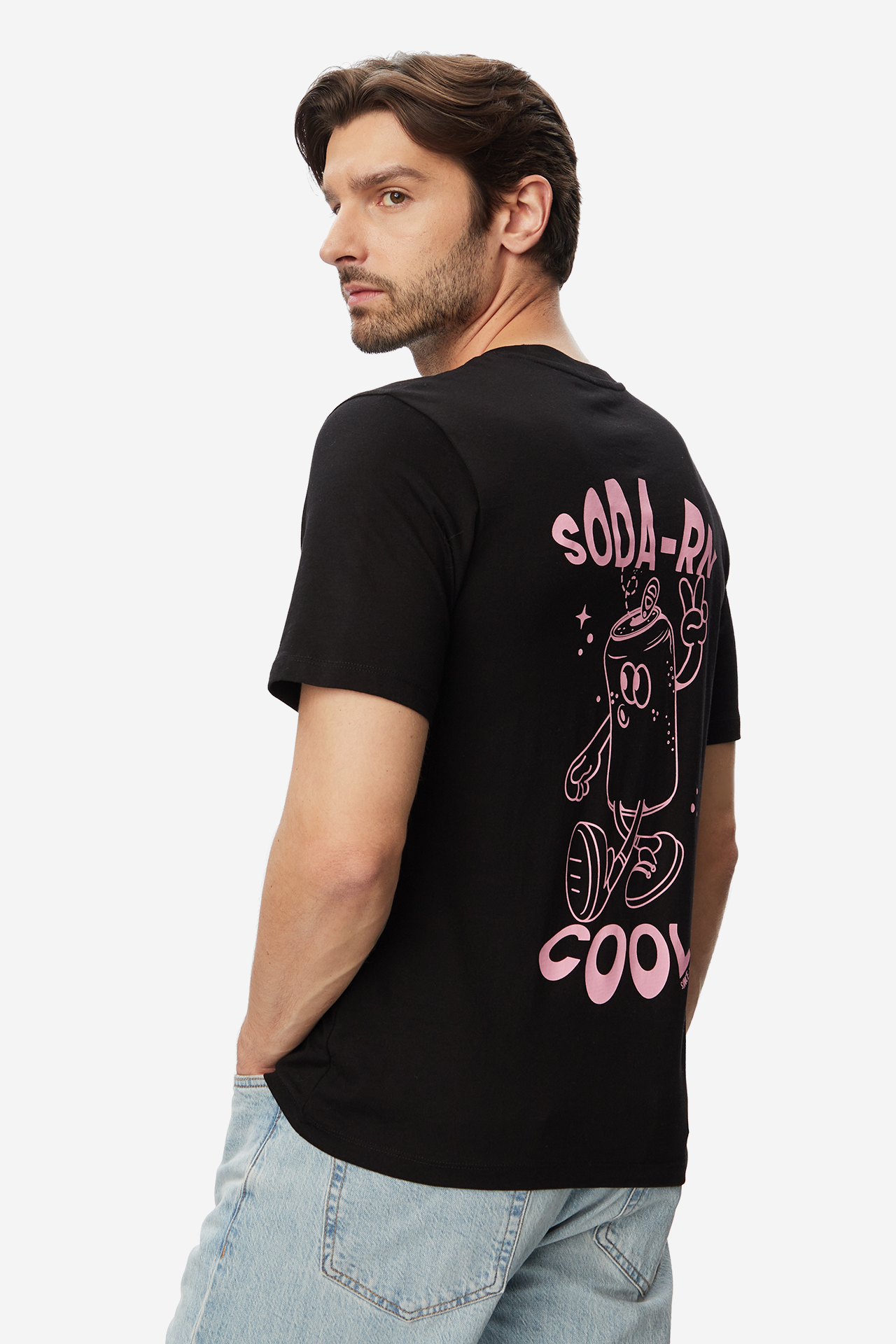 T-shirt JACK&JONES 12288084-Black Czarny