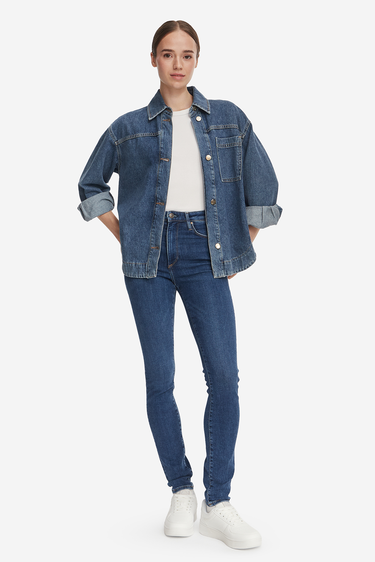 Spodnie jeansowe CROSS JEANS C 4771-005 Granatowy