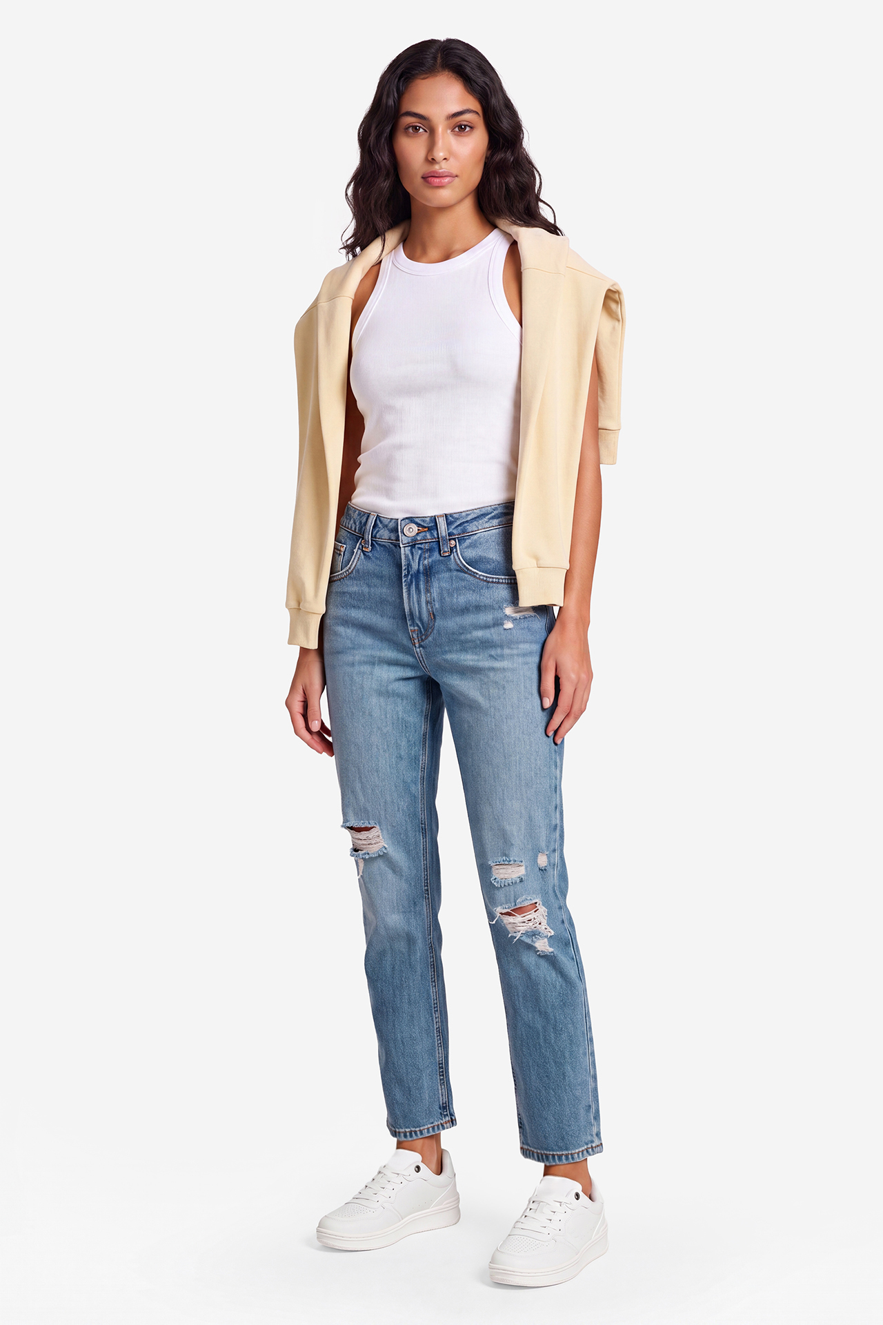 Spodnie jeansowe CROSS JEANS C 5757-005 Niebieski