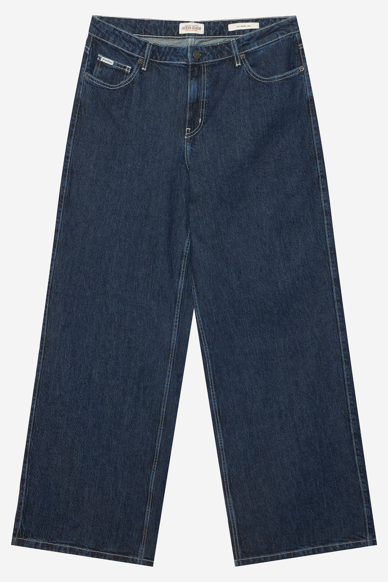 Spodnie GUESS JEANS W6YA01D1178-GTEK Granatowy