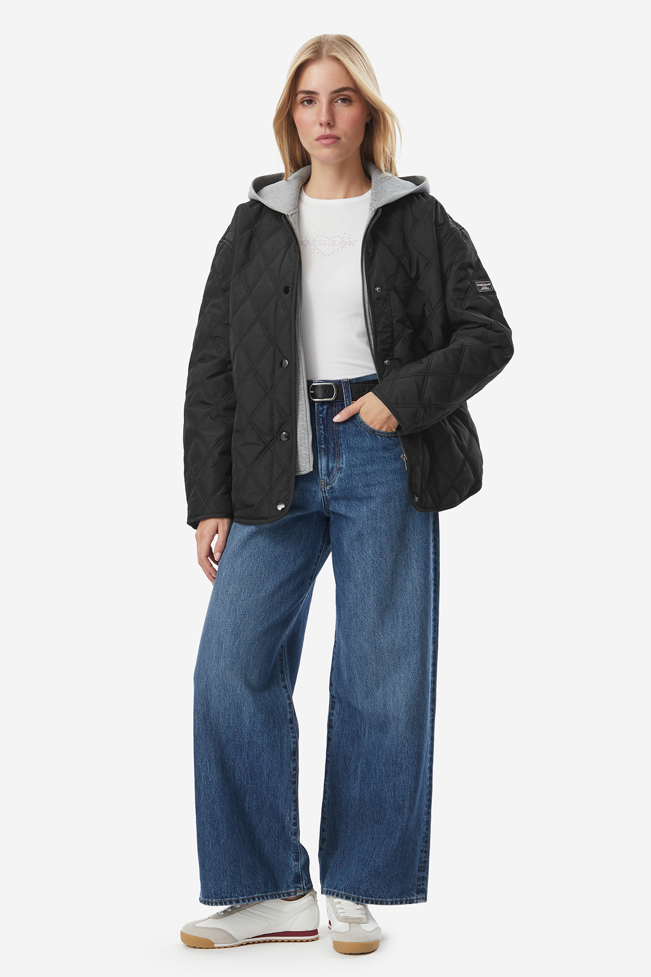 Kurtka GUESS JEANS W6YL08W2693-JBLK Czarny