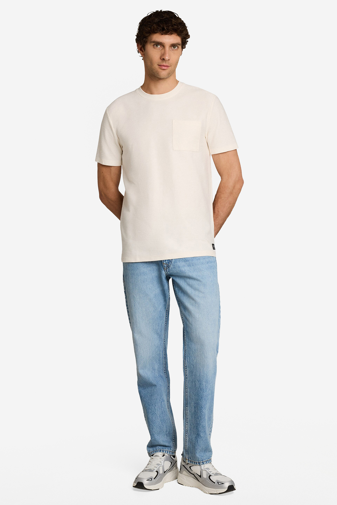 T-shirt TOM TAILOR 1052726-10348 Kremowy