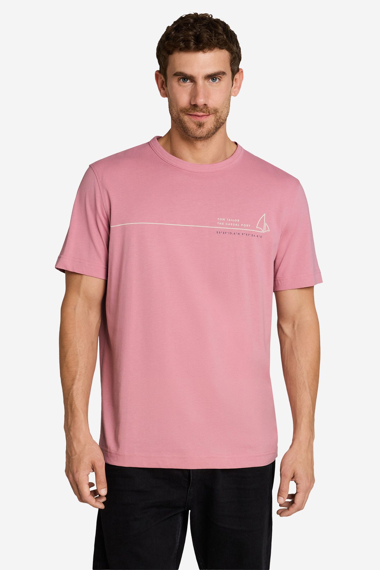 T-shirt TOM TAILOR 1052641-17553 Różowy jasny