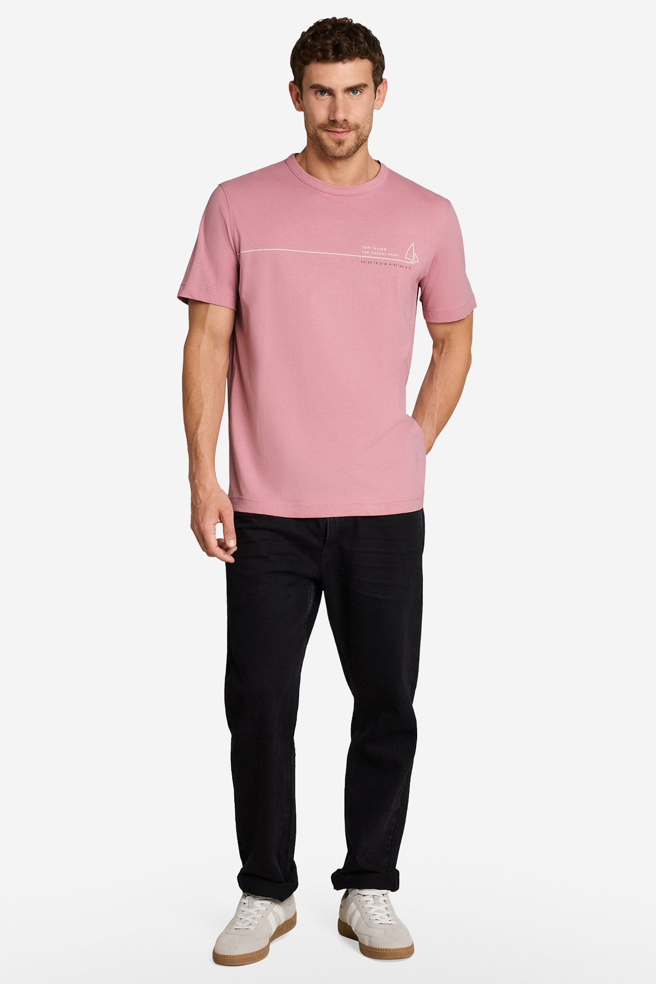 T-shirt TOM TAILOR 1052641-17553 Różowy jasny