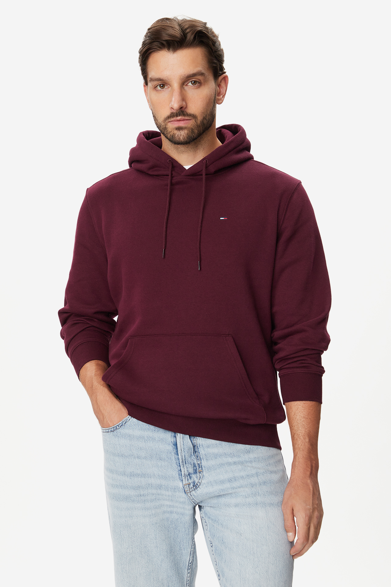 Bluza Tommy Jeans DM0DM20742V11 Bordowy