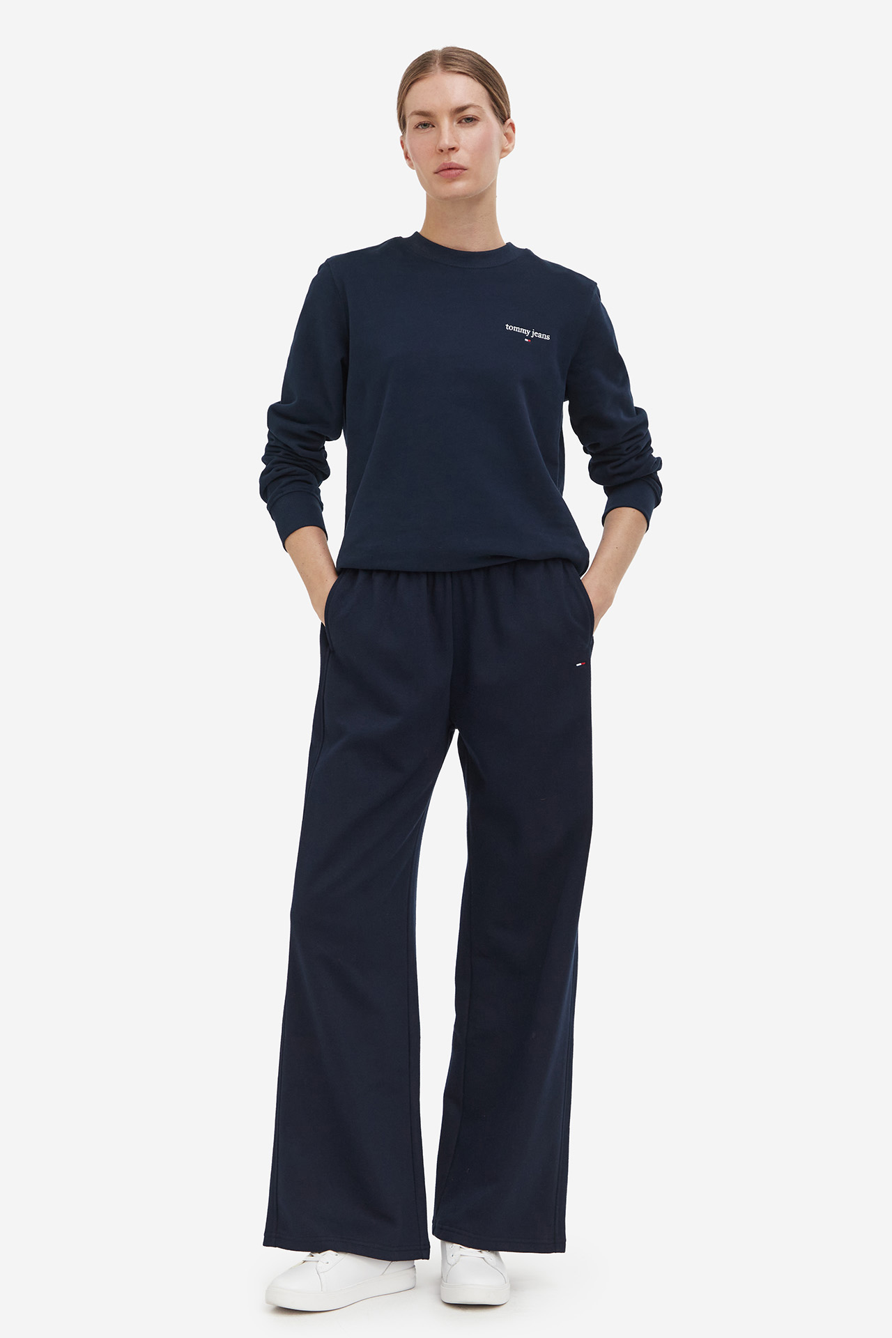 Spodnie Tommy Jeans DW0DW23551C1G Granatowy