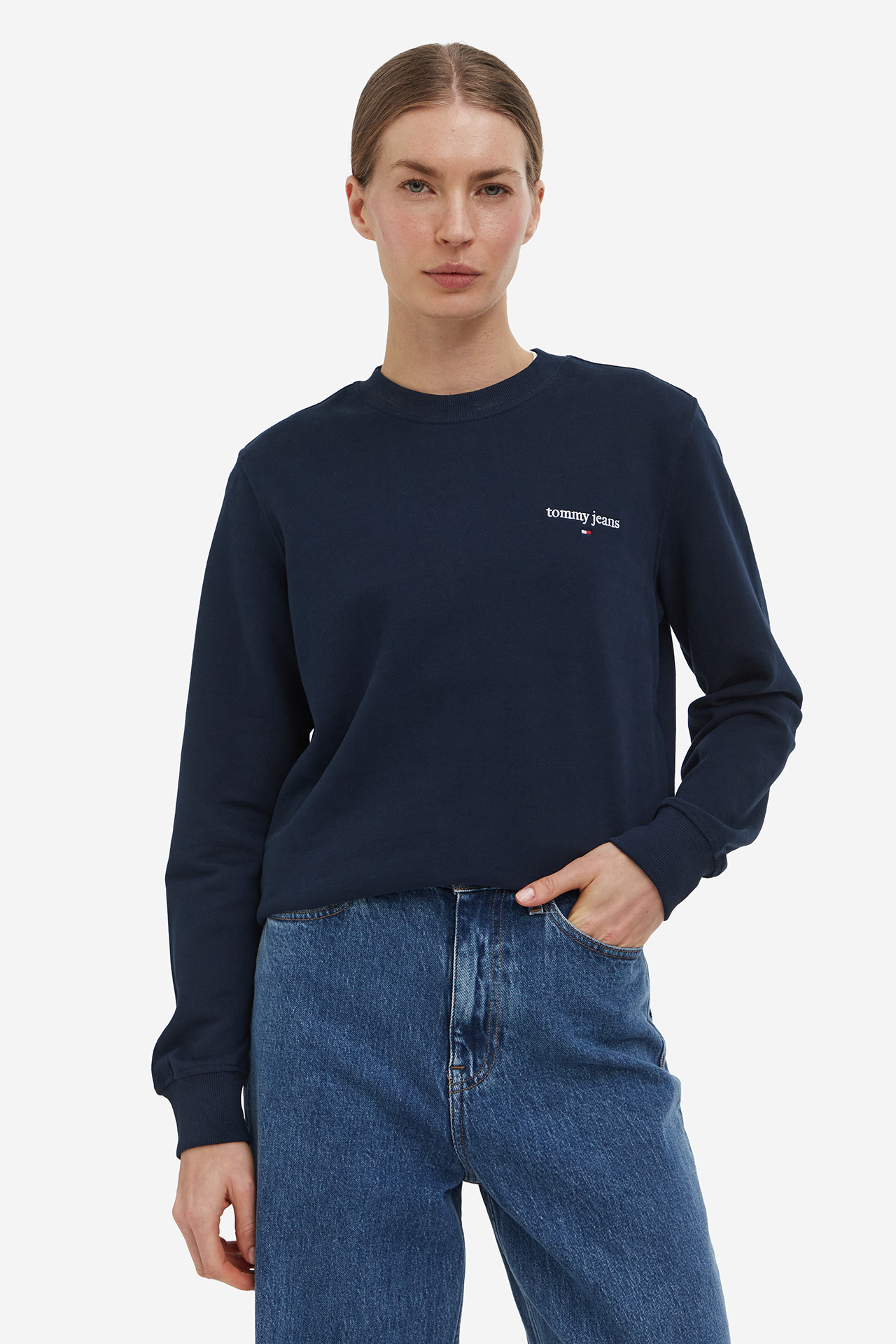 Bluza Tommy Jeans DW0DW23288C1G Granatowy