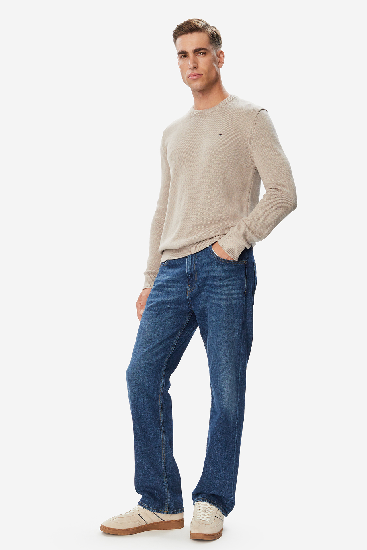 Sweter Tommy Jeans DM0DM21787PKE Szary