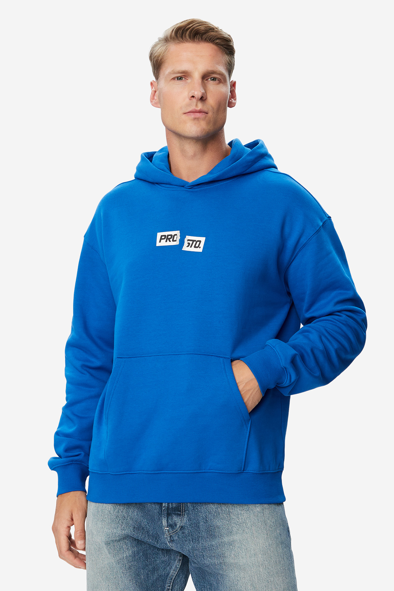 Bluza PROSTO KL263MSWE2021 Niebieski