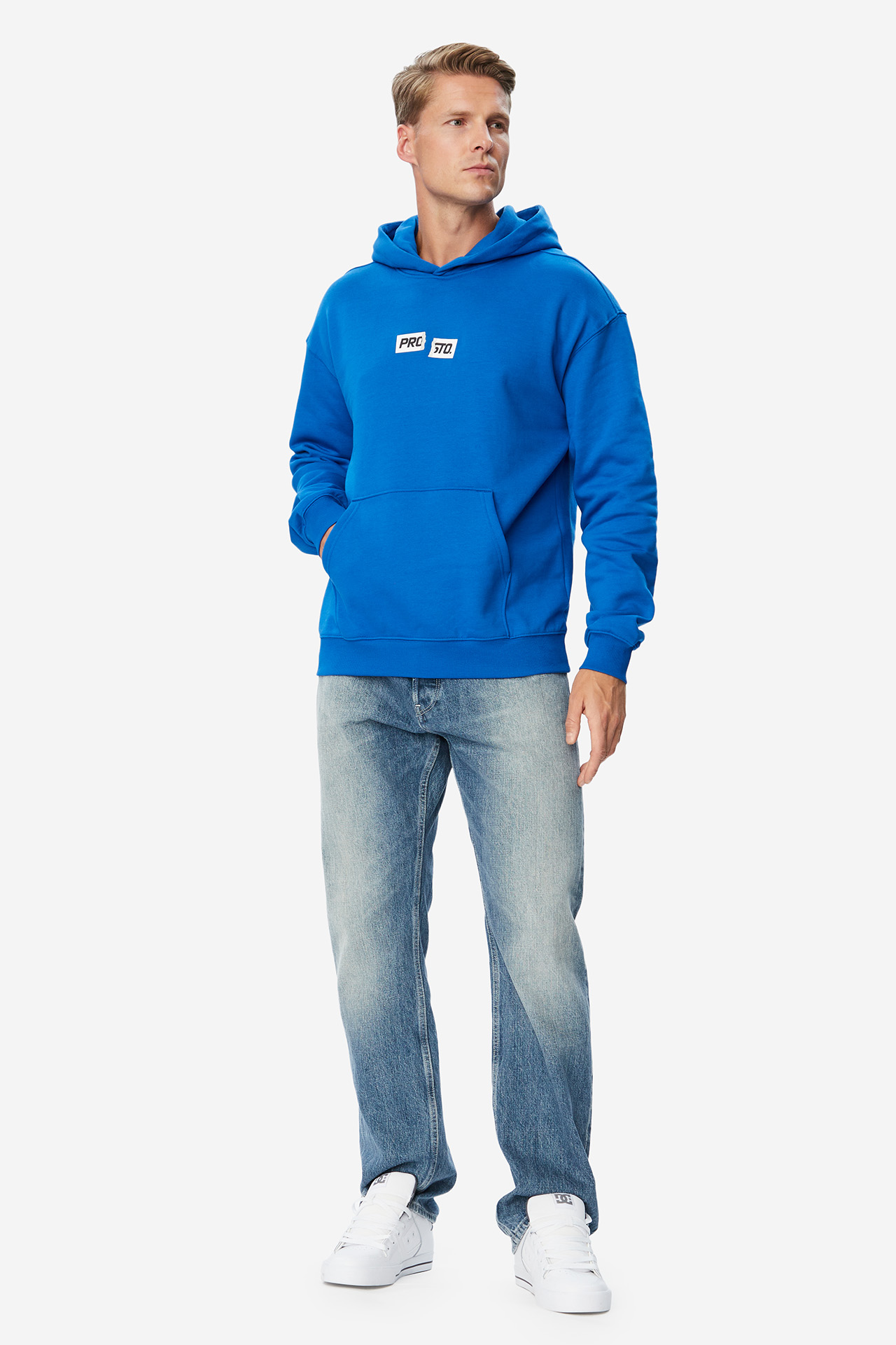 Bluza PROSTO KL263MSWE2021 Niebieski