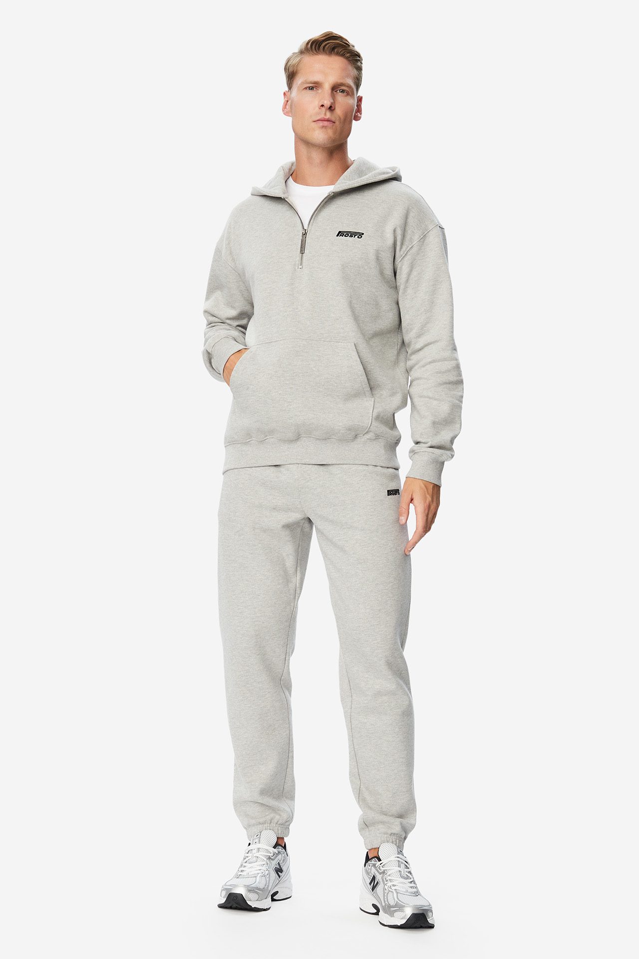 Bluza PROSTO KL263MSWE2062 Szary jasny