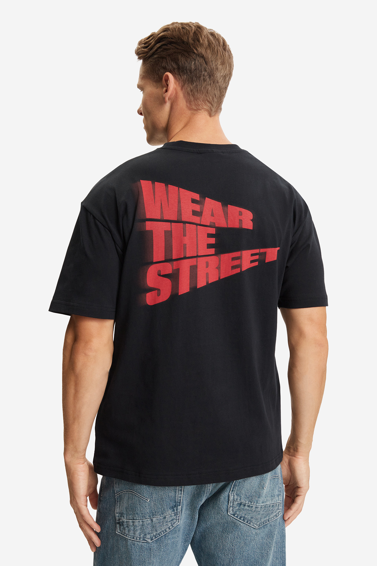 T-shirt PROSTO KL263MTEE1251 Czarny