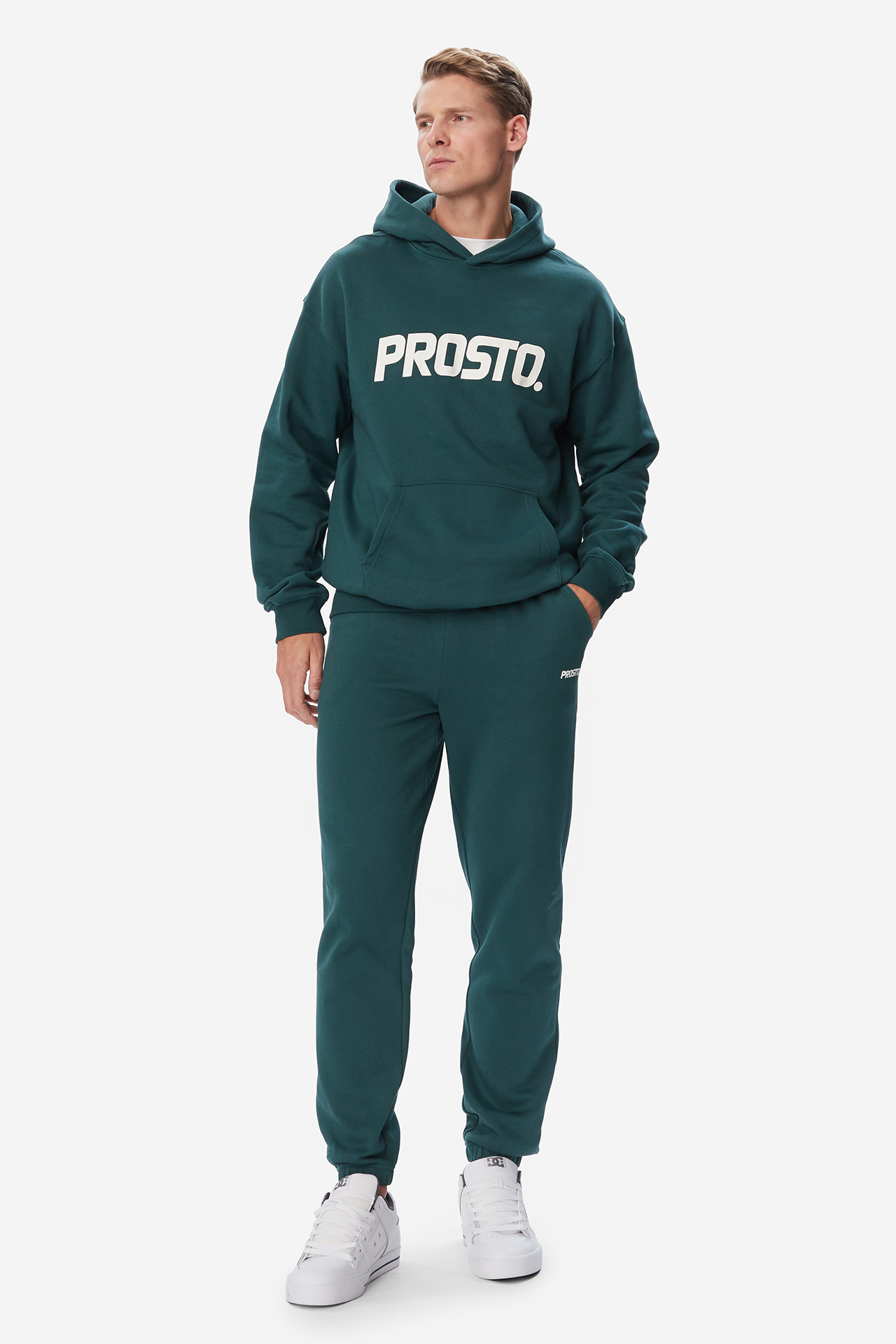 Spodnie PROSTO KL263MPAN4022 Zielony ciemny