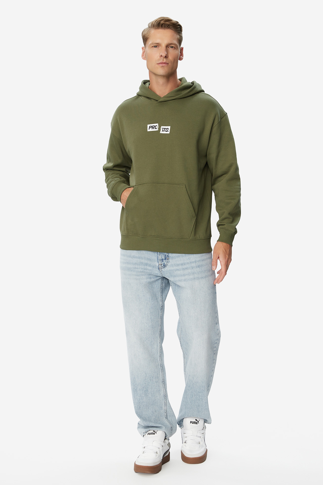 Bluza PROSTO KL263MSWE2022 Zielony