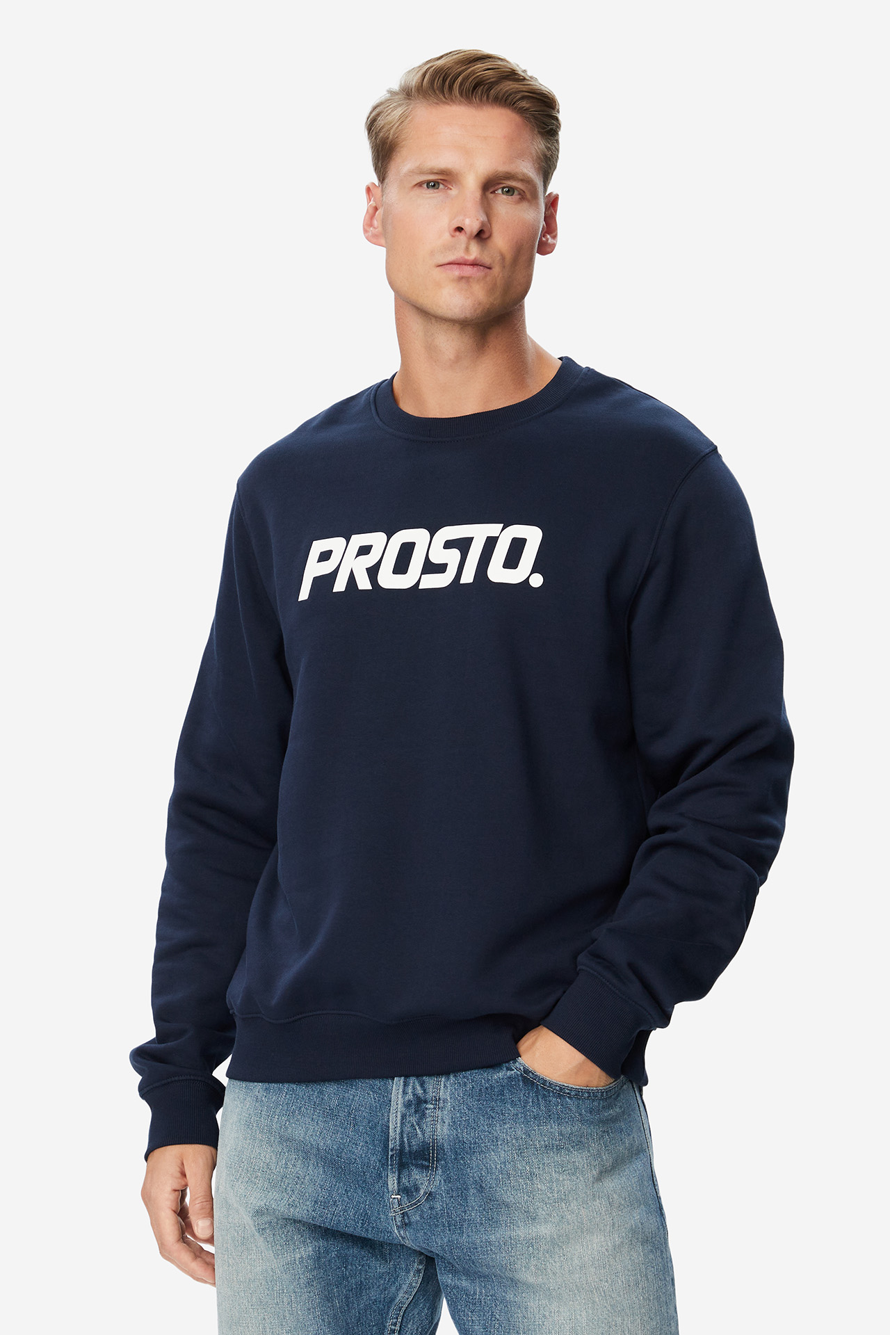 Bluza PROSTO KL263MSWE1011 Granatowy