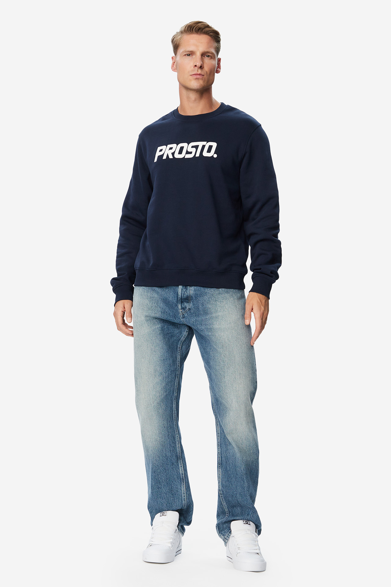 Bluza PROSTO KL263MSWE1011 Granatowy