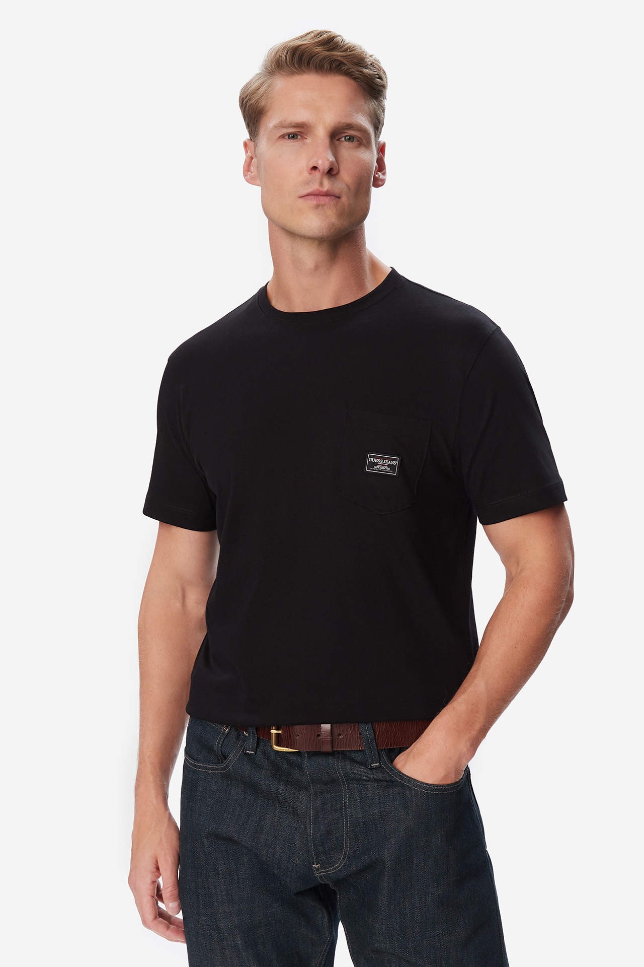 T-shirt GUESS JEANS M6BI07K5312-JBLK Czarny