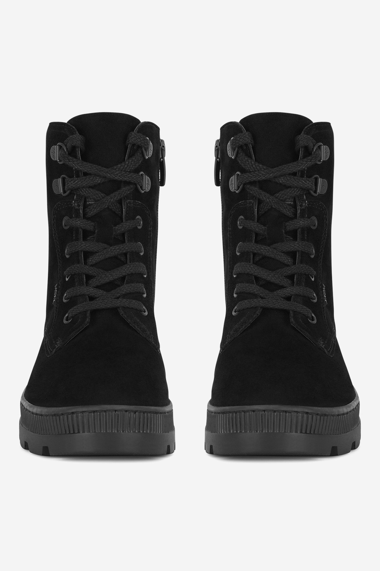 Šněrovací vyšší obuv ČERNÁ