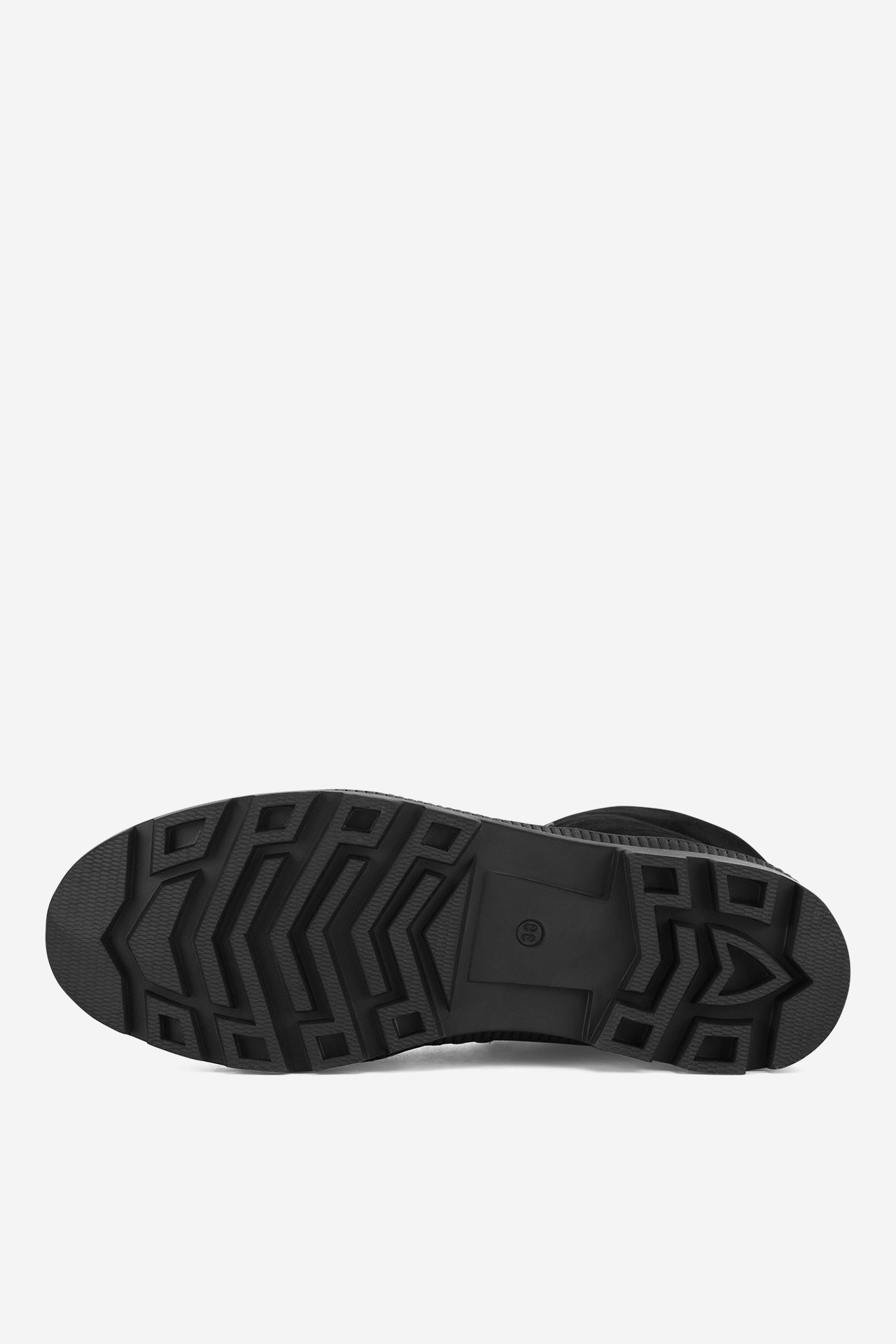 Šněrovací vyšší obuv ČERNÁ