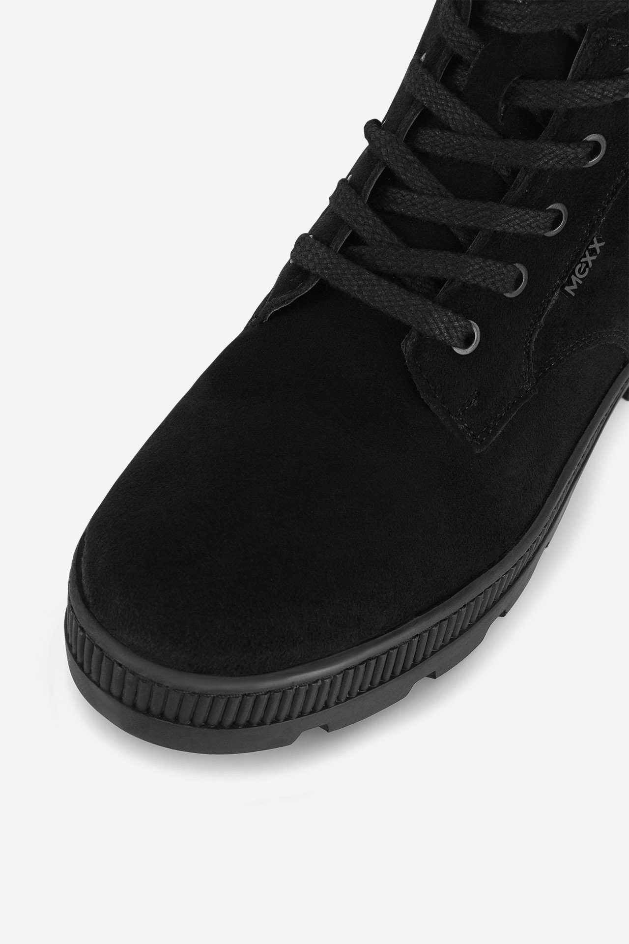 Šněrovací vyšší obuv ČERNÁ