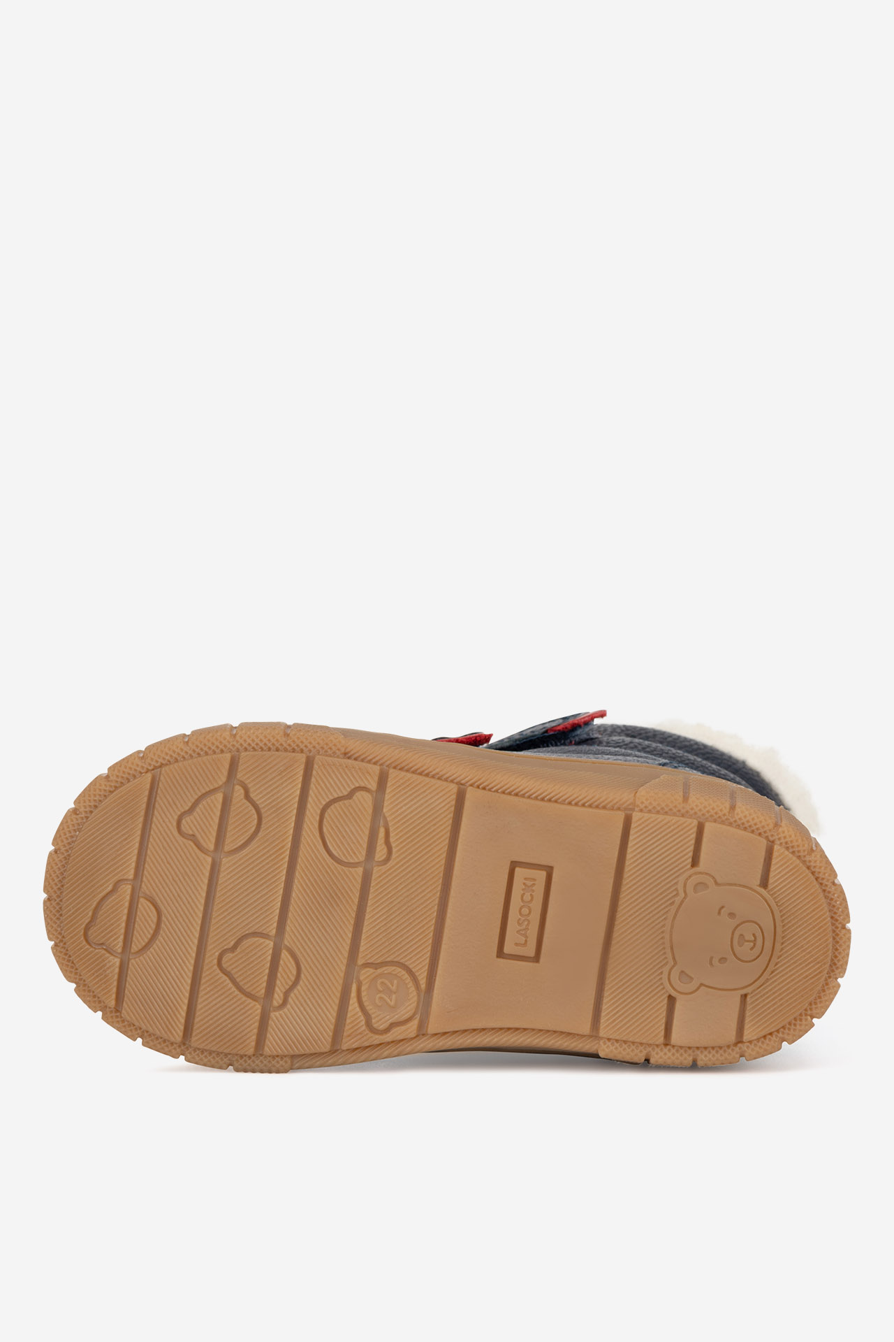 Šněrovací vyšší obuv TMAVĚ MODRÁ