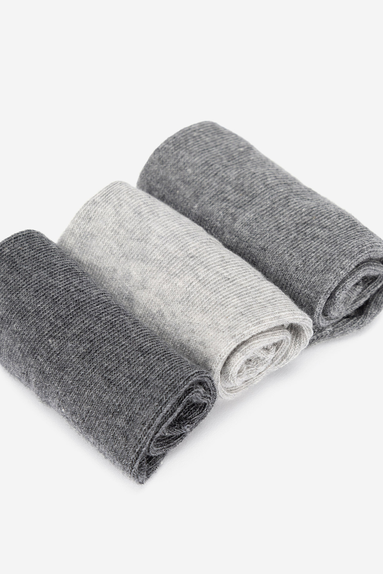 Ponožky 3-pack ŠEDÁ