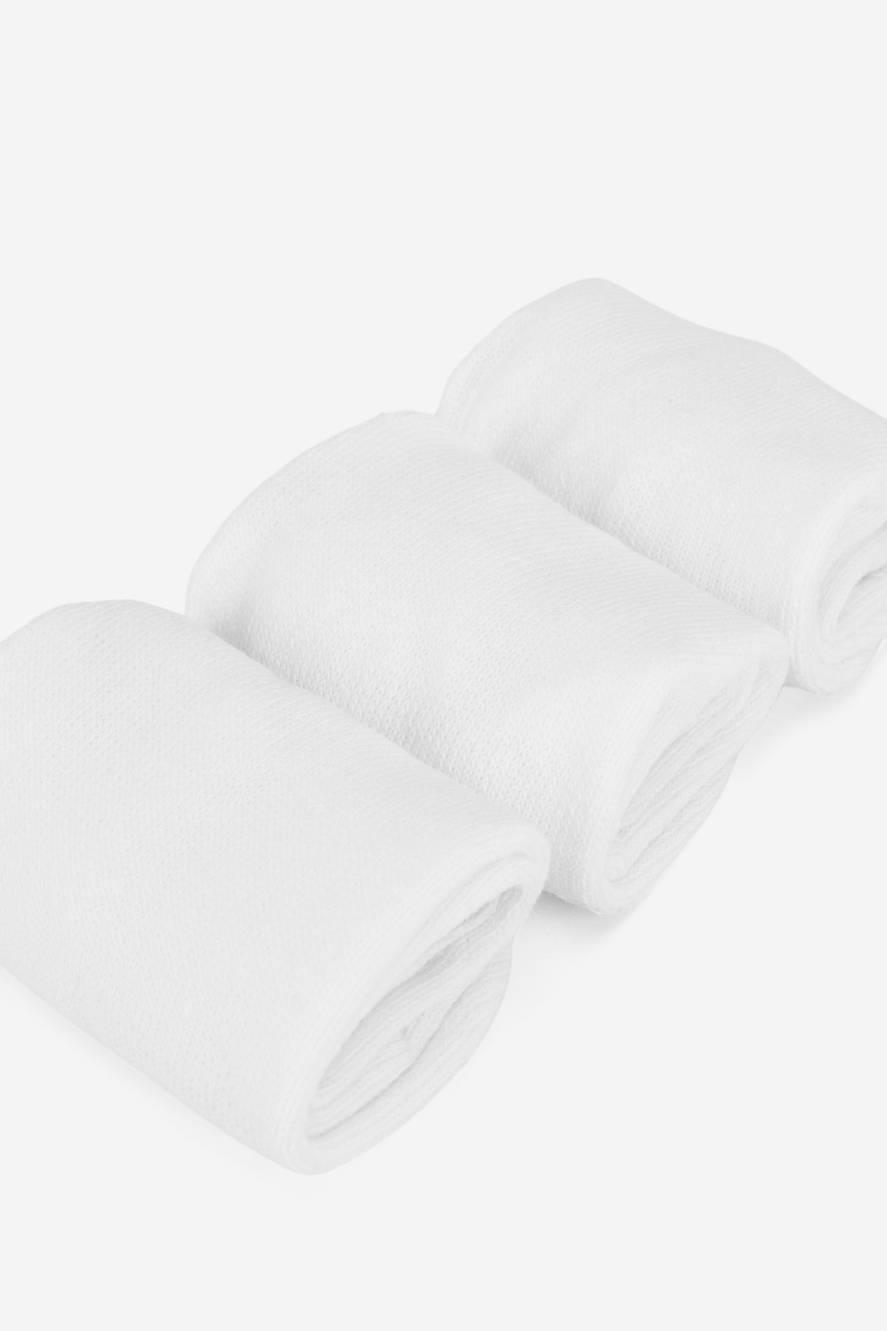 Ponožky 3-pack BÍLÁ