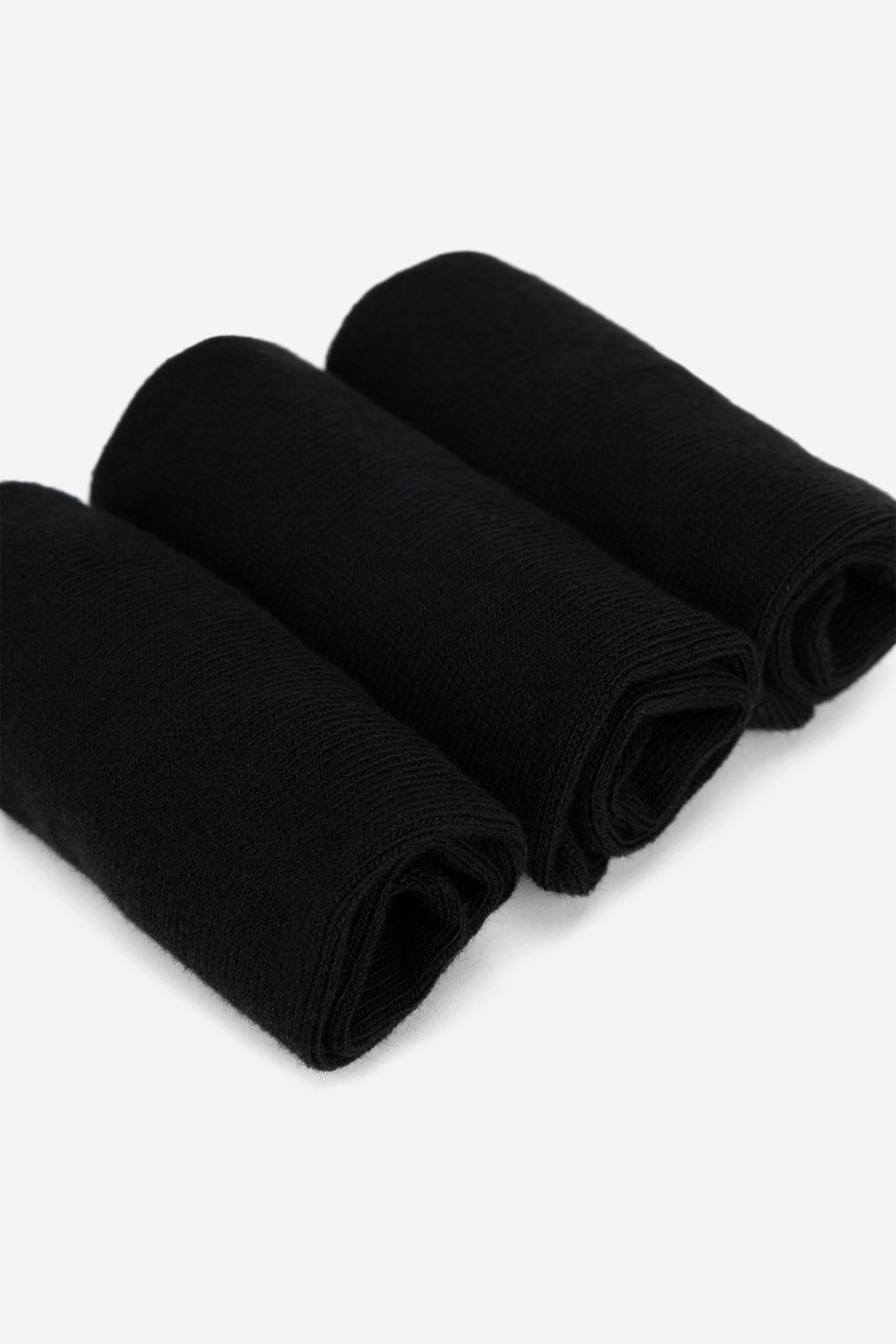 Ponožky 3-pack ČERNÁ