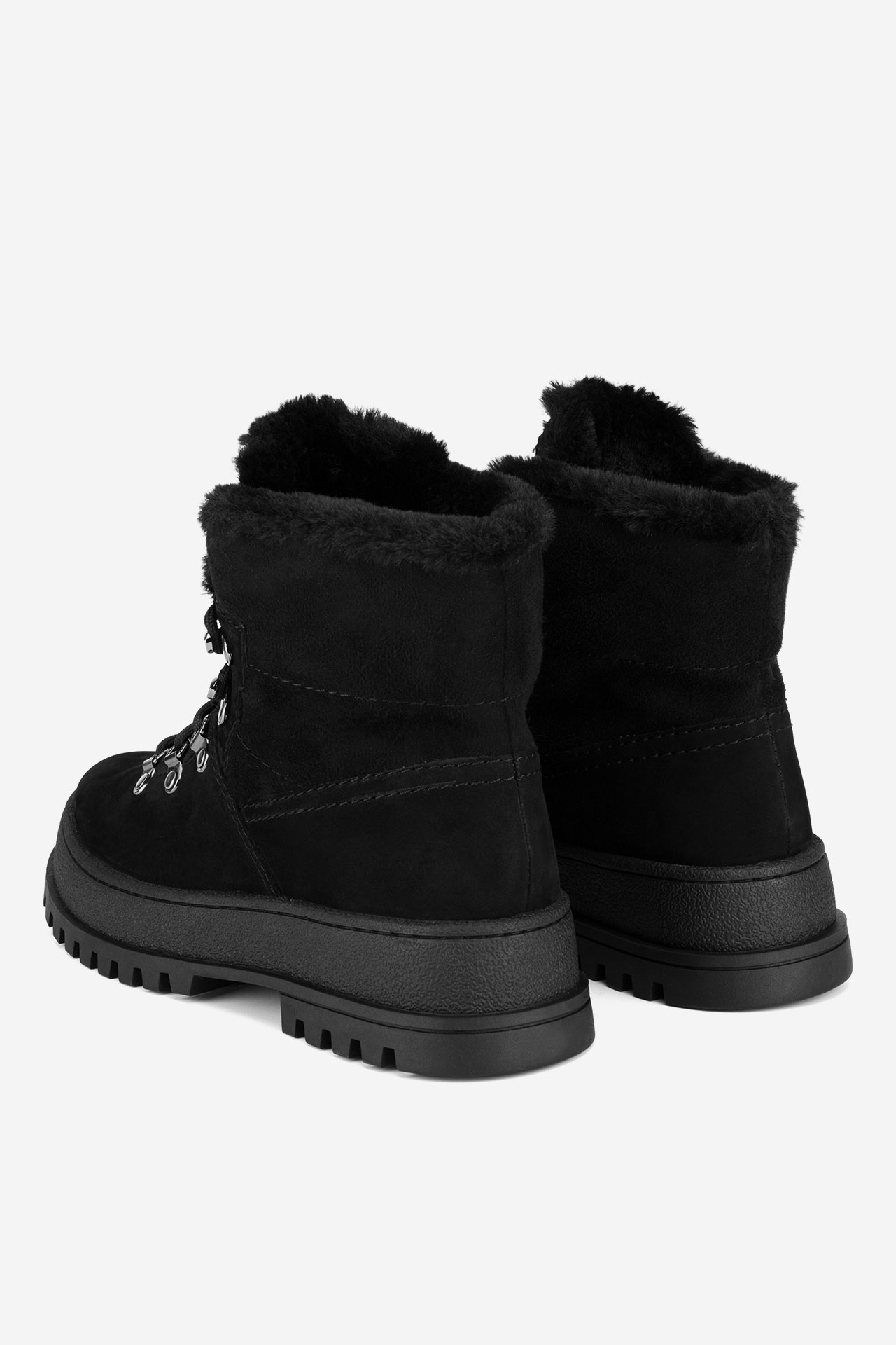 Šnurovacie topánky Čierna