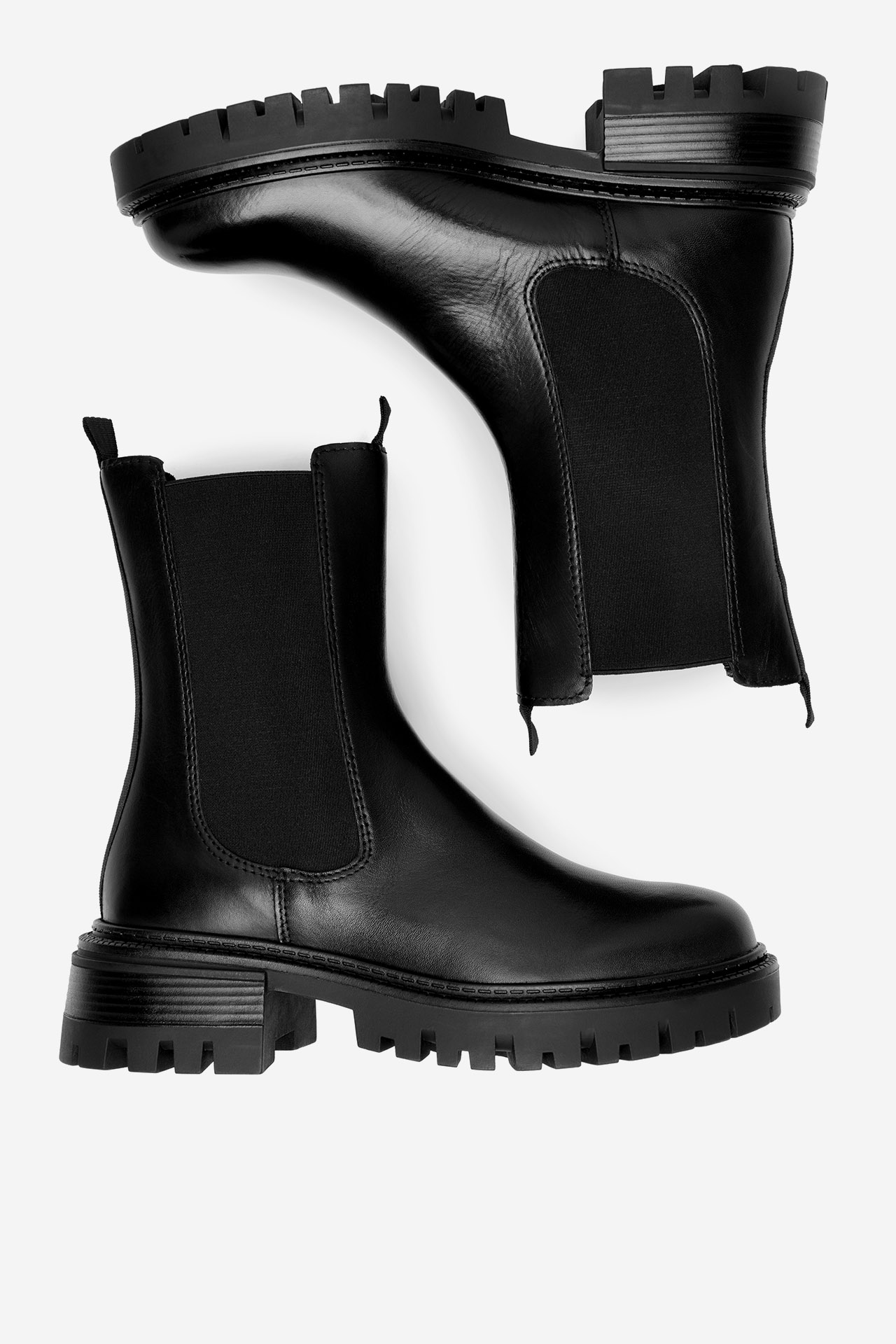 Kotníková obuv ČERNÁ