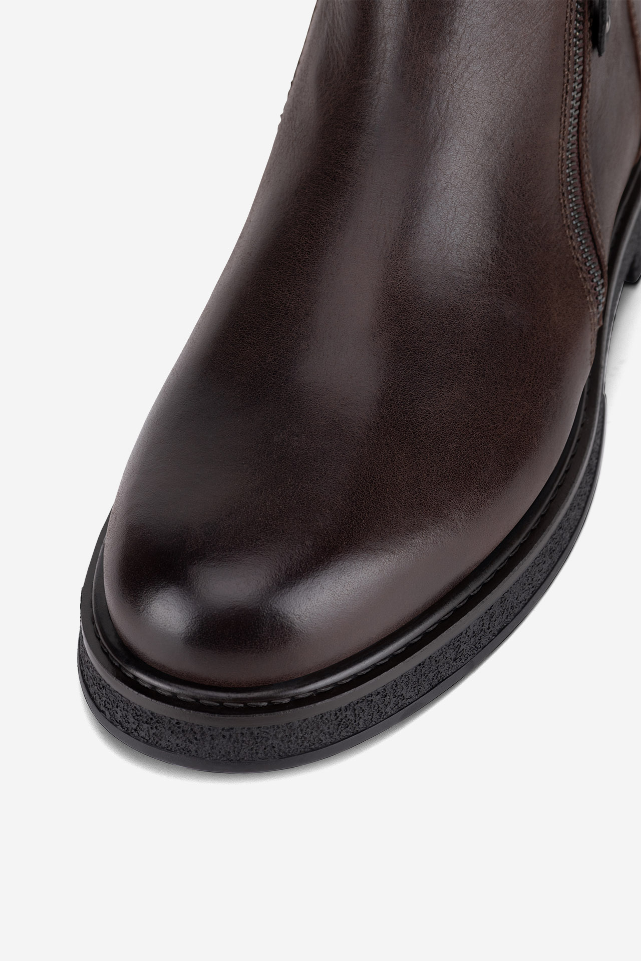 Kotníková obuv HNĚDÁ