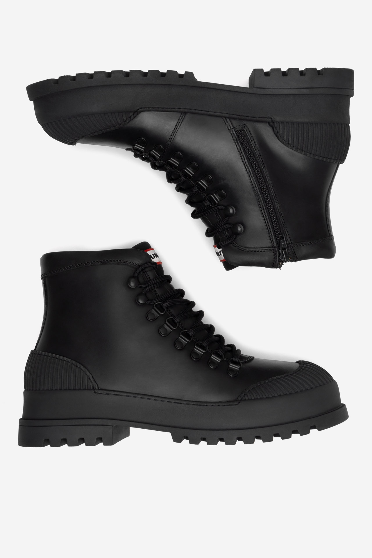 Gležnjarji z vezalkami Črna