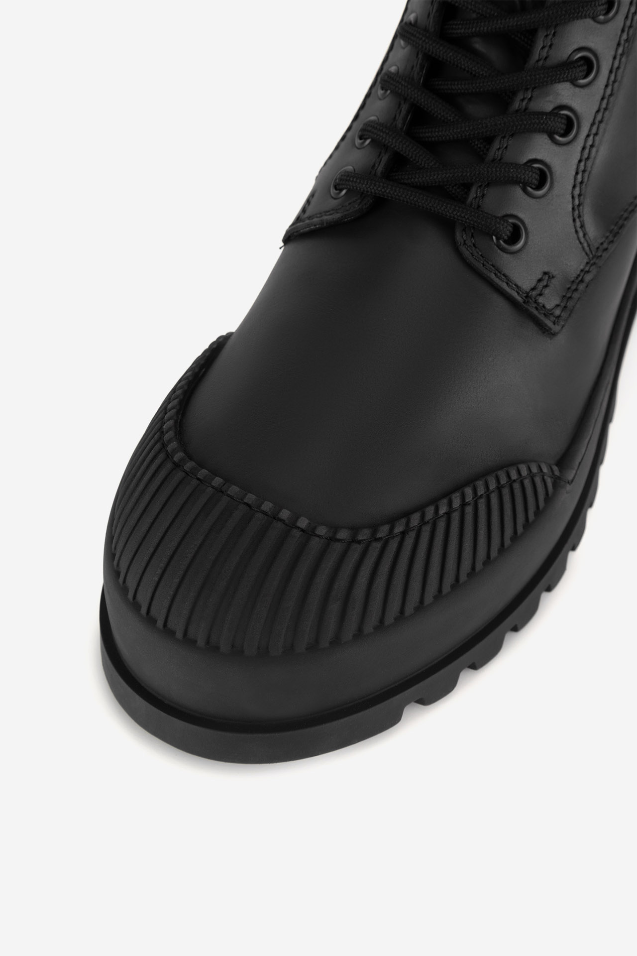 Gležnjarji z vezalkami Črna