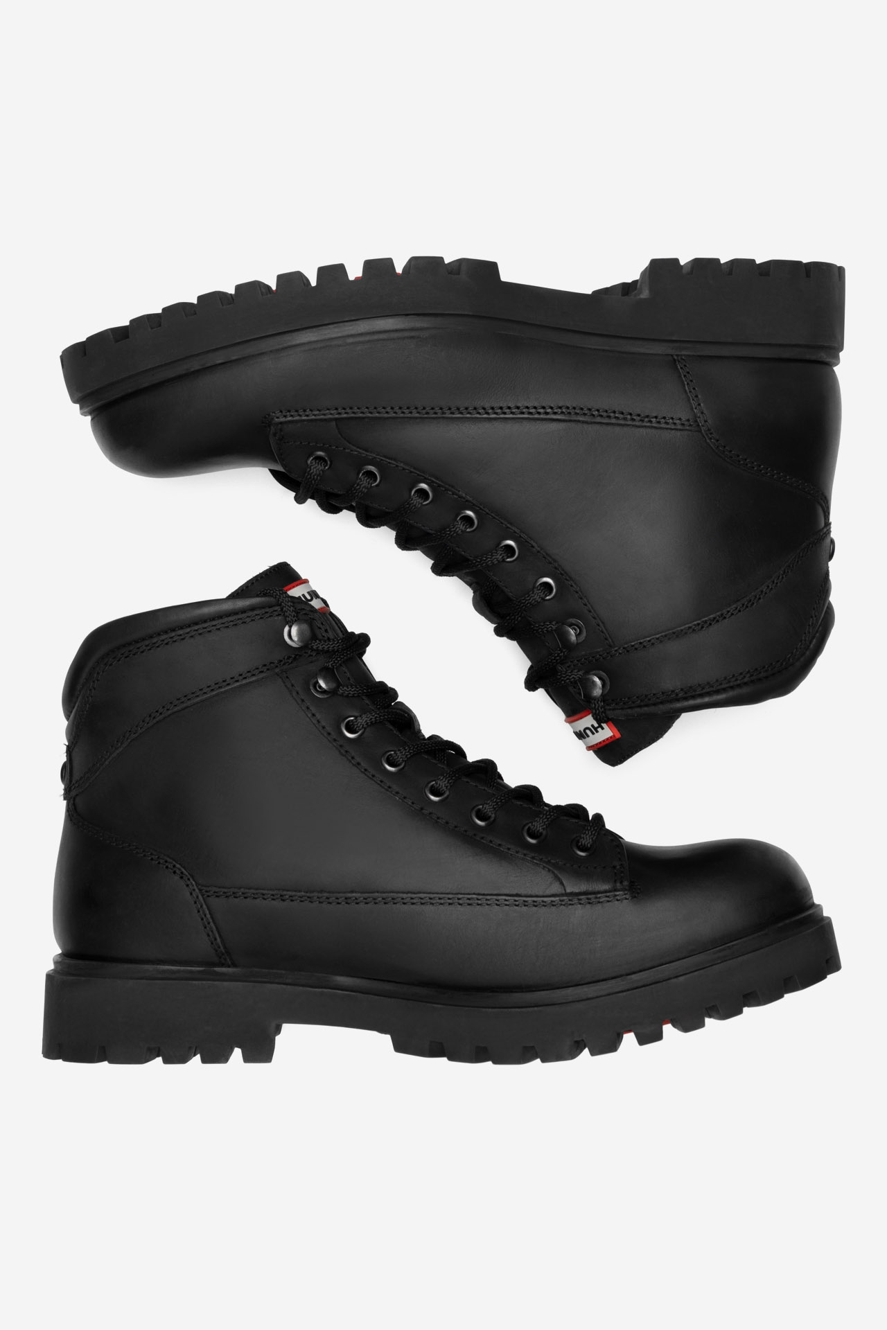 Gležnjarji z vezalkami Črna