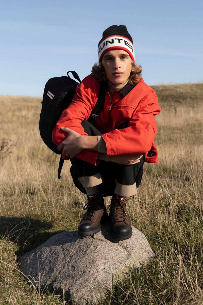 Gležnjarji z vezalkami Čokoladno rjava