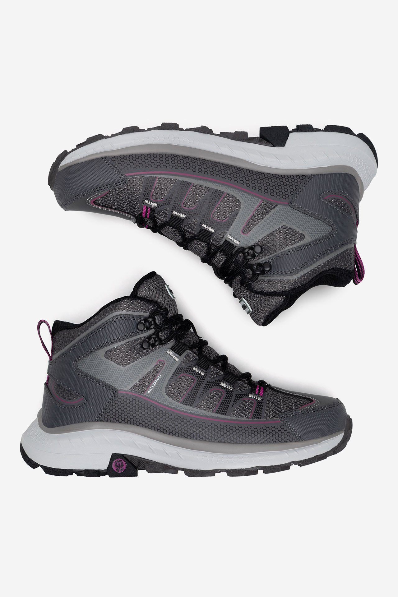 Šnurovacie topánky Tmavo šedá