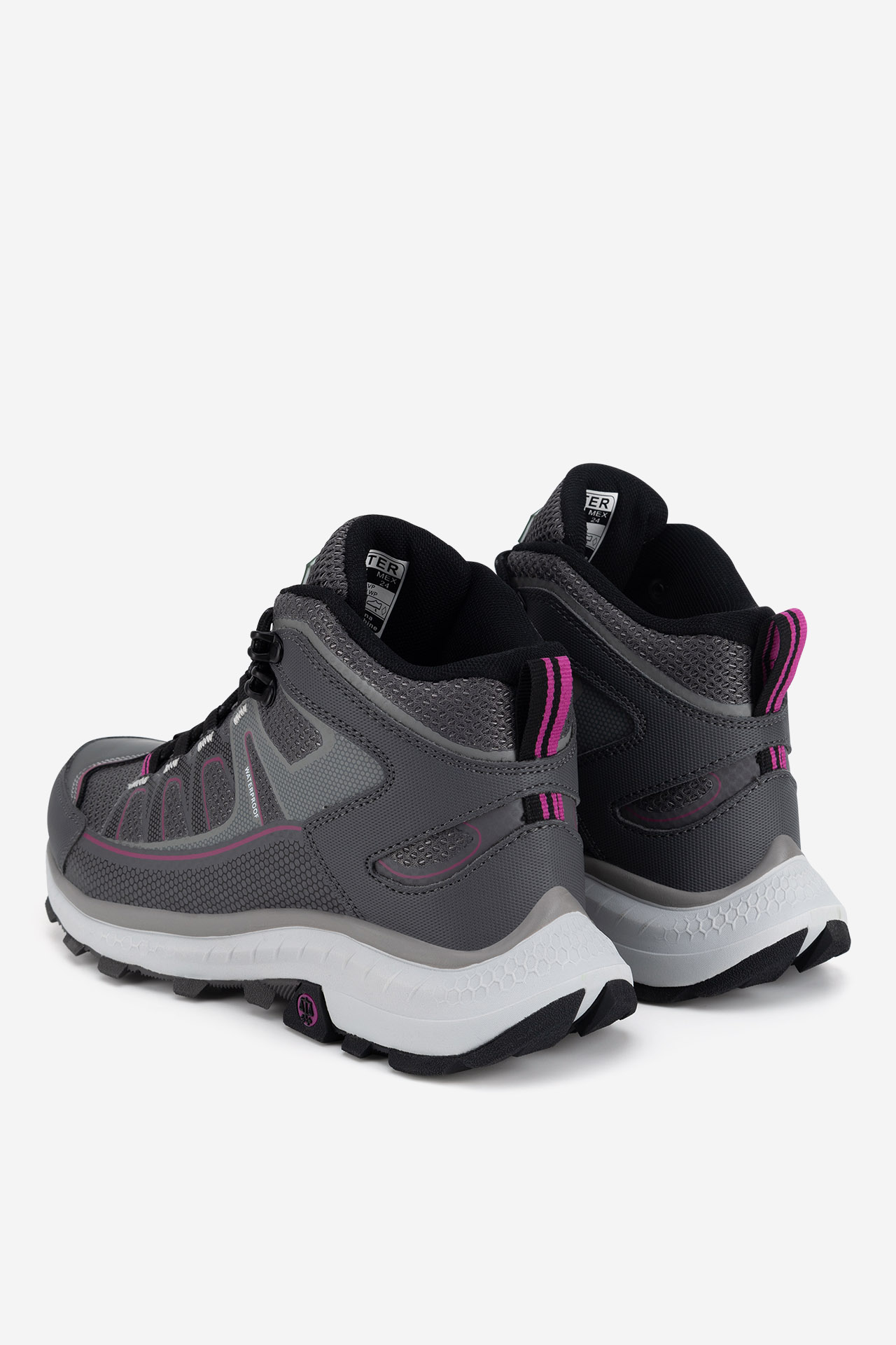 Šnurovacie topánky Tmavo šedá