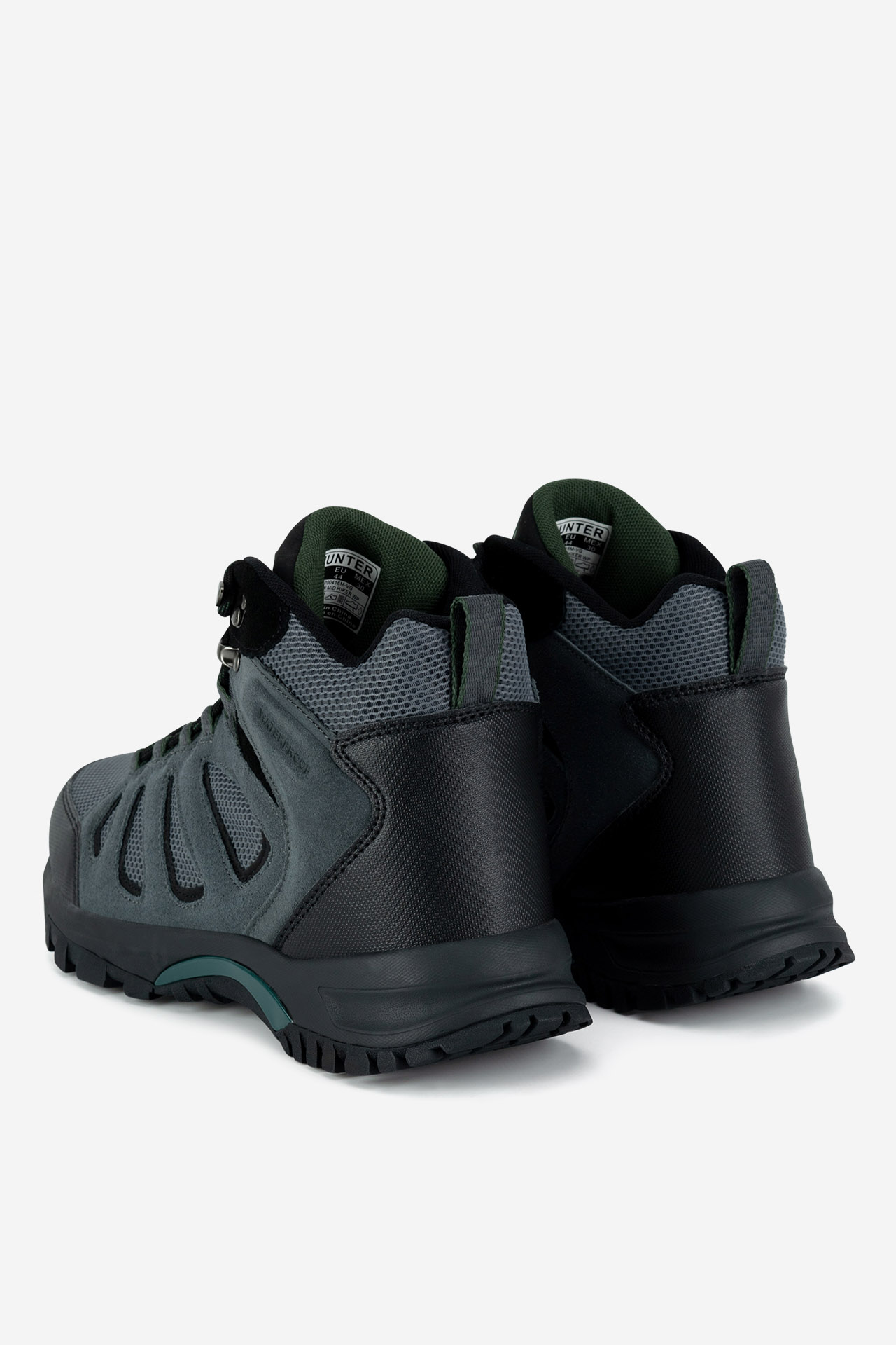 Gležnjarji z vezalkami Siva