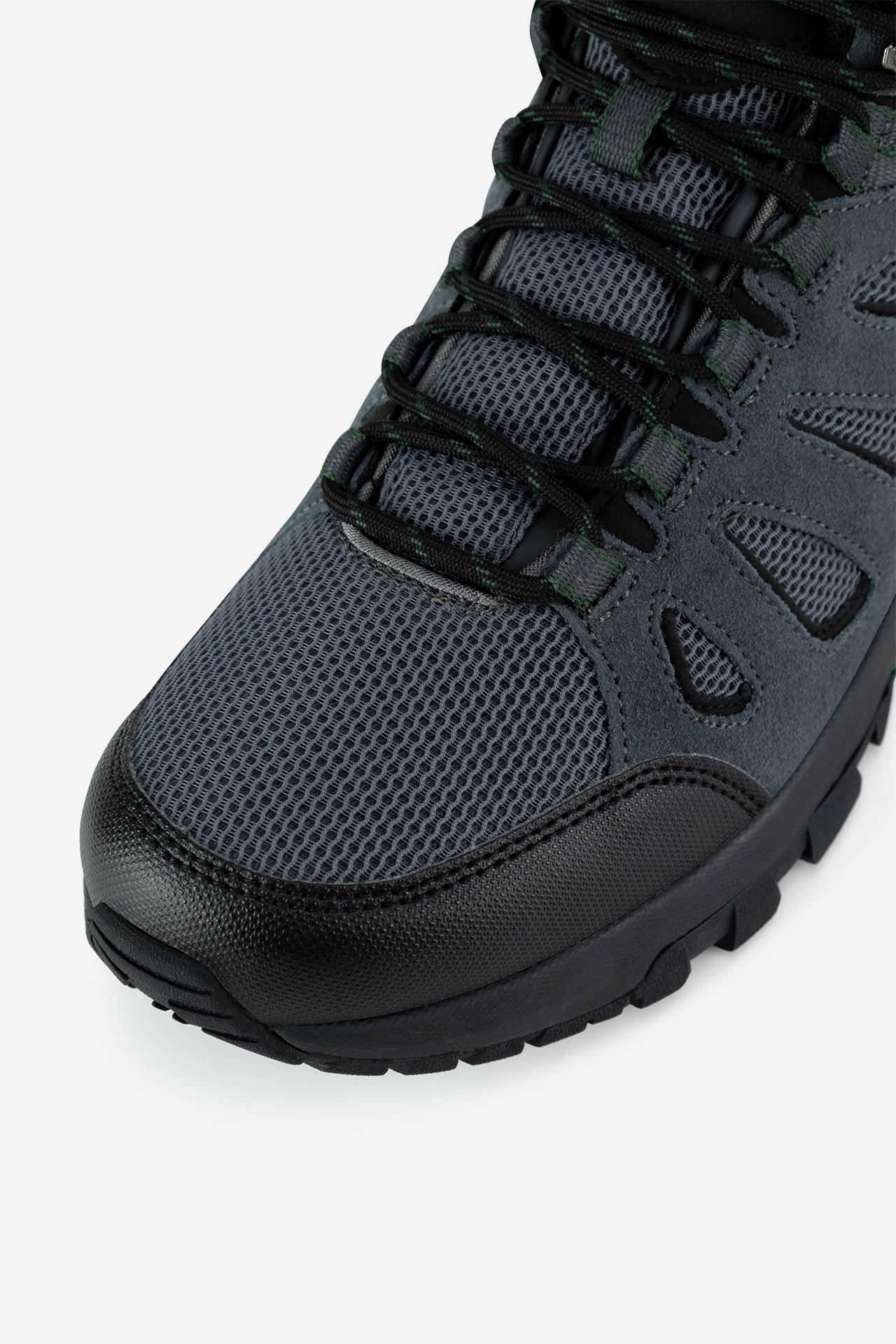 Gležnjarji z vezalkami Siva