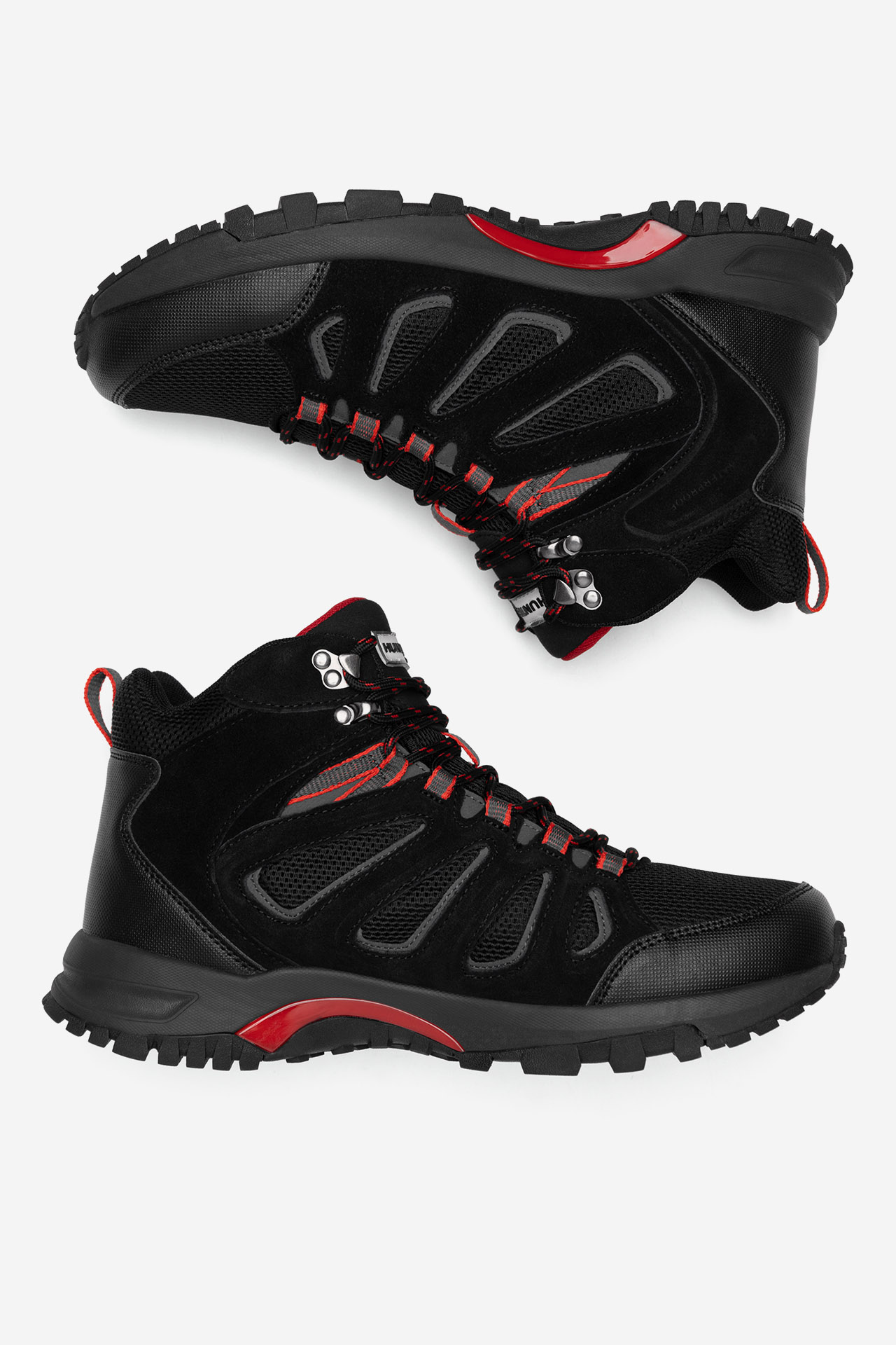 Gležnjarji z vezalkami Črna