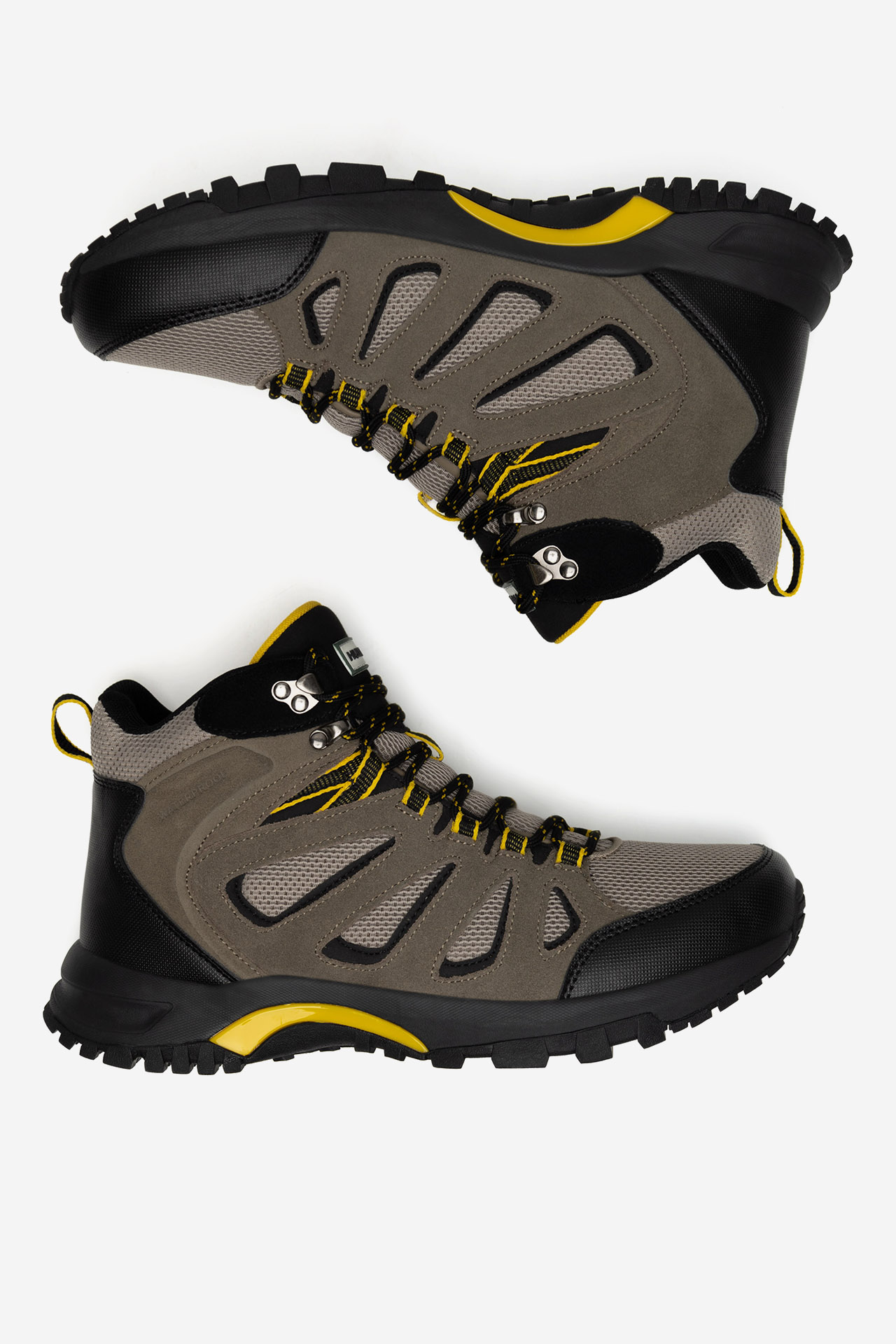 Gležnjarji z vezalkami Bež