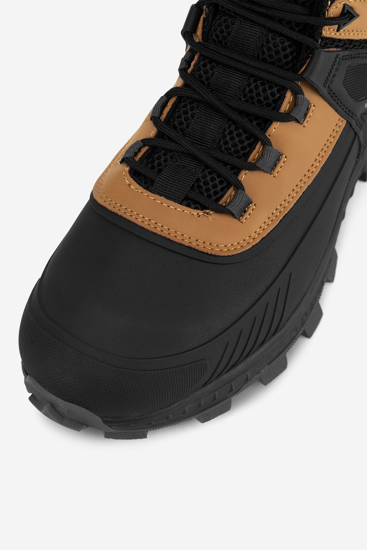 Gležnjarji z vezalkami Črna