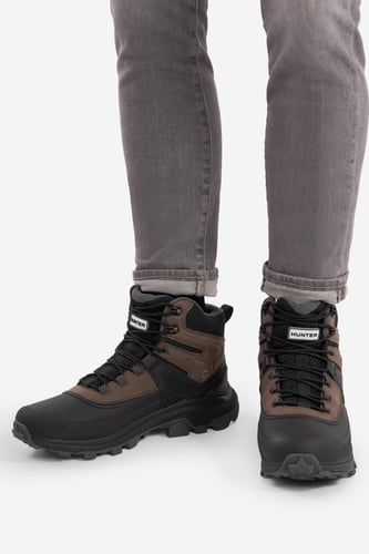 Trekking čevlji HUNTER AWW EVERGREEN SNOW HIKER WP Črna