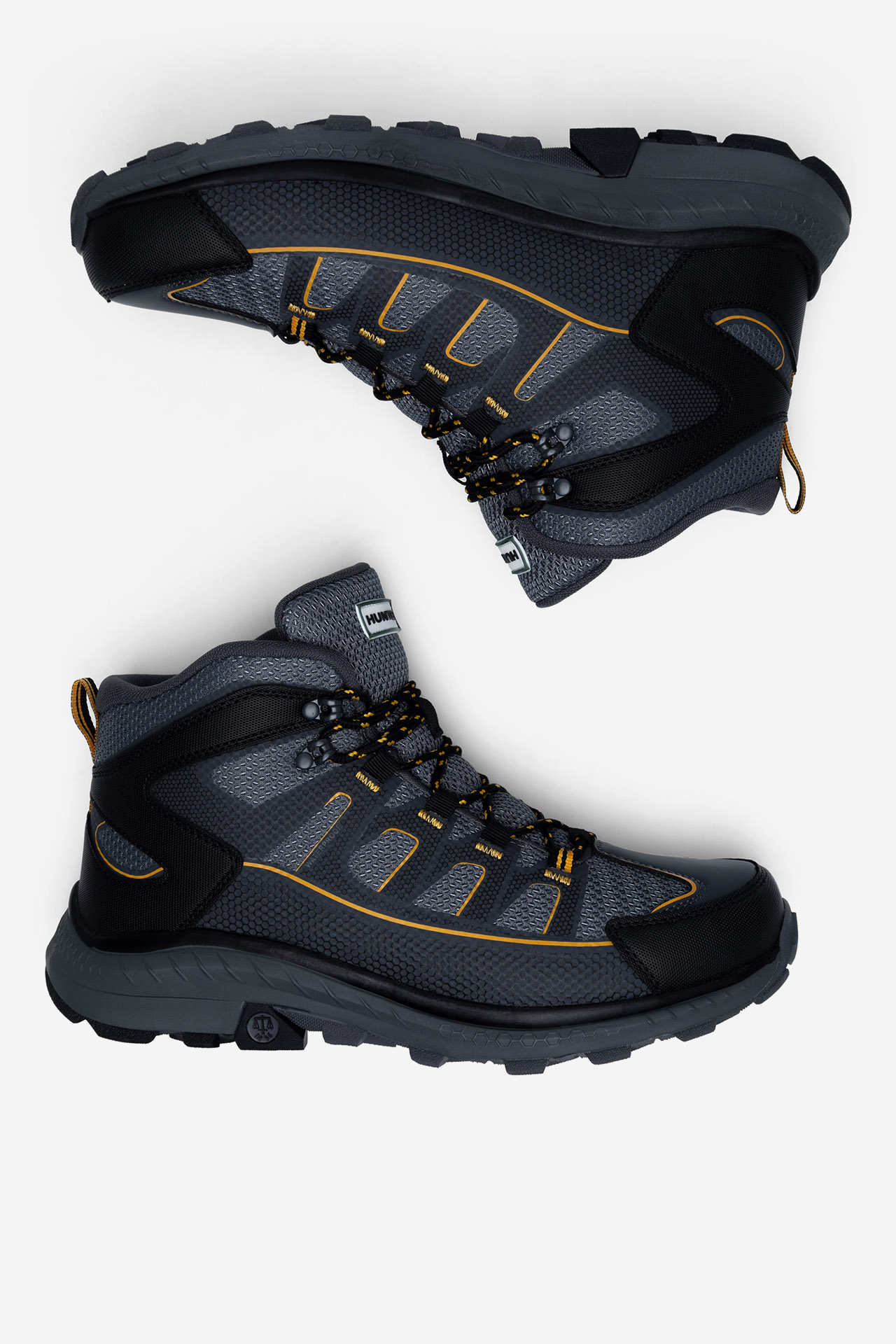 Gležnjarji z vezalkami Siva