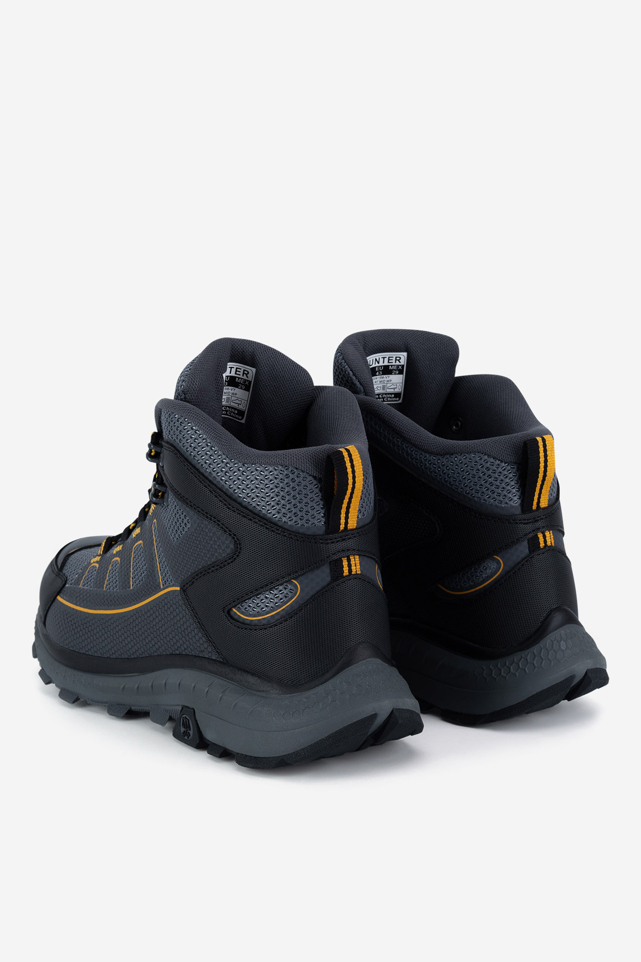 Gležnjarji z vezalkami Siva